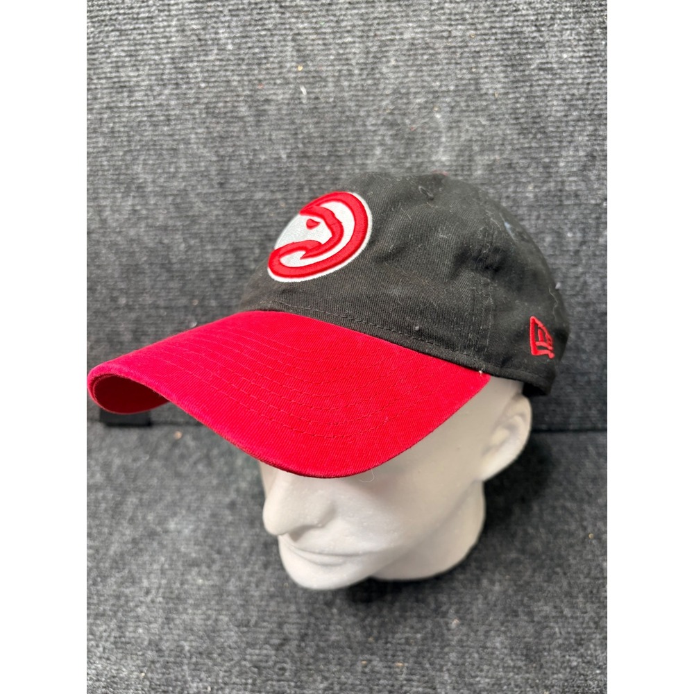 New‎ Era Atlanta Hawks NBA Member Hat Black Red Adjustable Strapback Cap 3184